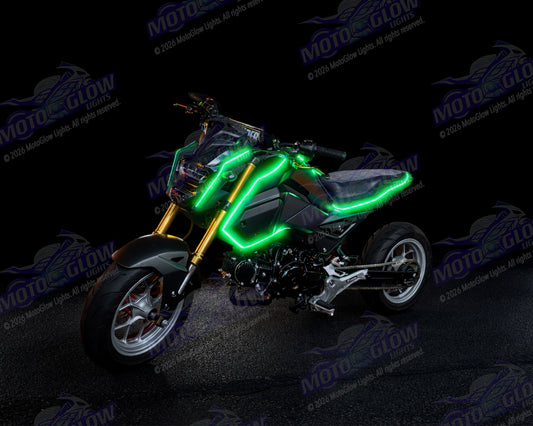 MotoGlow Universal Motorcycle LED Underglow Kit (6 Lights)